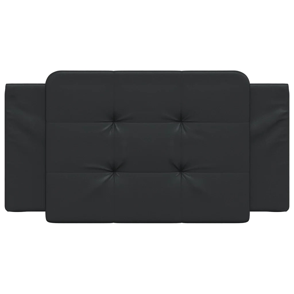 Cuscino Testiera Zadar Nero 100 cm in Similpelle 374843