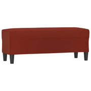 Panca/panca rosso bordeaux x 100 x 35 x 41 cm similpelle 02_0010686