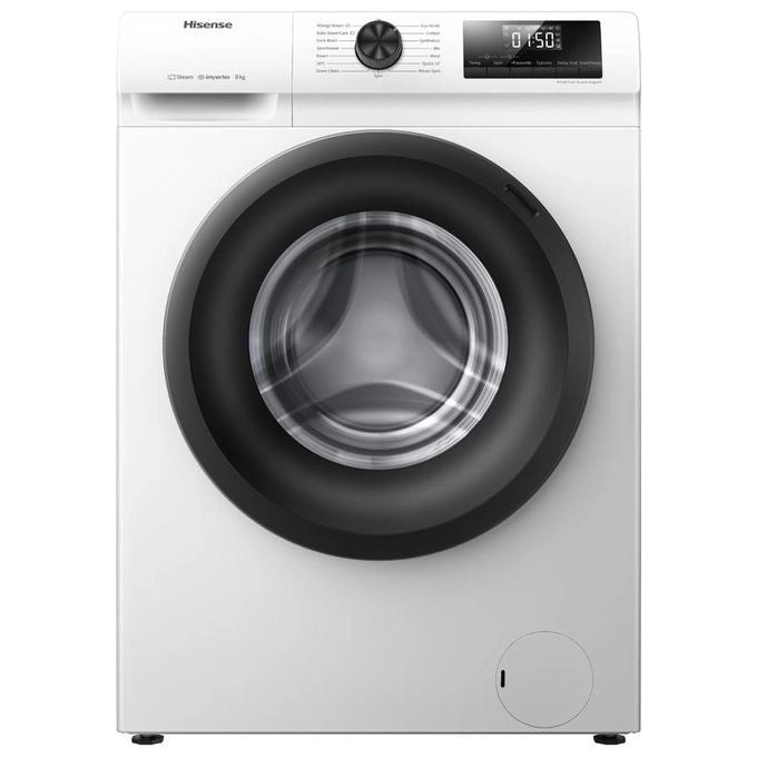 Hisense WFQP8014EVM lavatrice Caricamento frontale 8 kg 1400 Giri/min Bianco