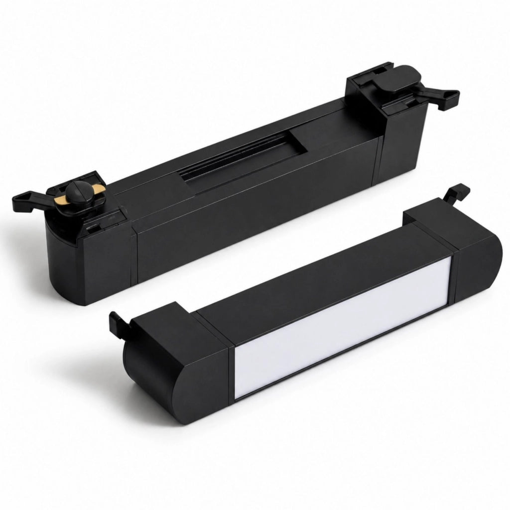 Faro Led Binario Monofase, Nero Lineare 61cm 28W 2800lm 120° Orientabile, Disponibili 3000K 4000K (Bianco Neutro 4000K)