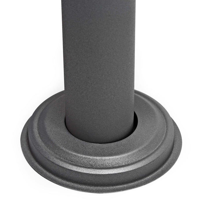 Set Cassetta postale doppia autoportante V18 antracite con telaio di supporto