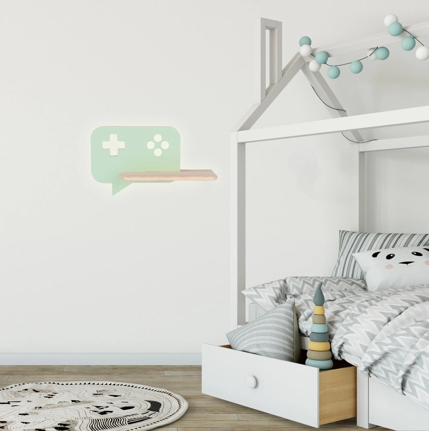 Applique Candellux Console verde legno LED 5W 4000K
