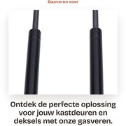Gasveer 600-900N Zacht Open - Gasveren - Ondersteuning Deksel - Kasten/Luiken - Verenstaal Duurzaam - Glad e Naadloos - Gasveer a Cuscino di Supporto per Cassetti/Finestre