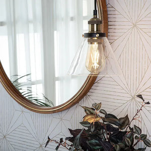 Lampada Da Soffitto Pensile Di Vetro Verto A Transparent APP042-1CP