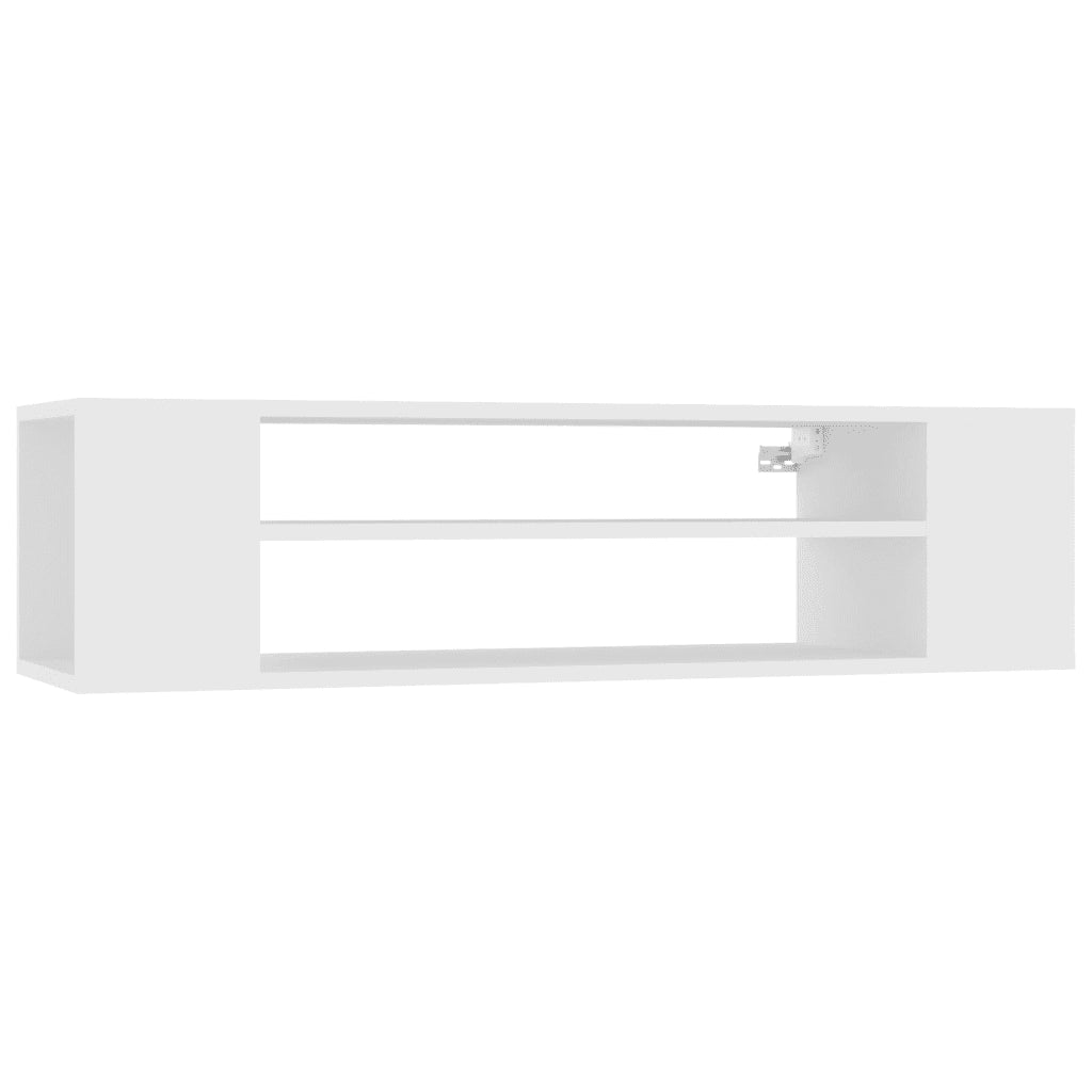 Mobile Porta TV Sospeso Bianco 100x30x26,5 cm Legno Multistrato 806229