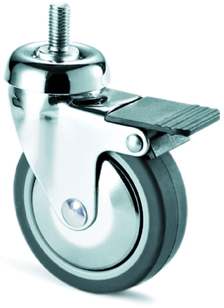 Avo RUOTA GIREVOLE PER MOBILI+FRENO art.220CBISB mm. 60-perno M10x20 8.00 pz