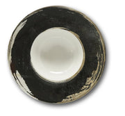 Set 6 Piatti da Tavola K-BOWL in Porcellana Dark Matter 27,5 cm Saturnia