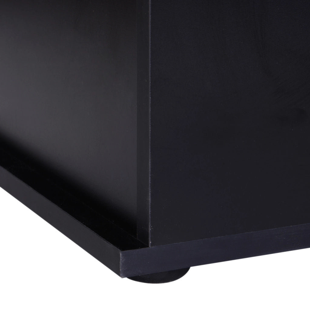 Panca contenitore con coperchio ¨C Xylo ¨C nero 100x40x40 cm