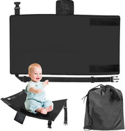 Sedile di sostegno per bambini in volo con estensione regolabile, 79 * 44cm, sedile di sostegno per bambini in volo con estensione per bambini, letto per bambini in volo (nero)
