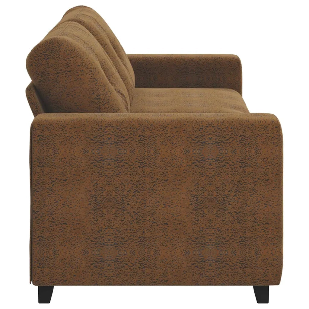 Divano con cuscino Marrone Pelle sintetica e Legno 4105144