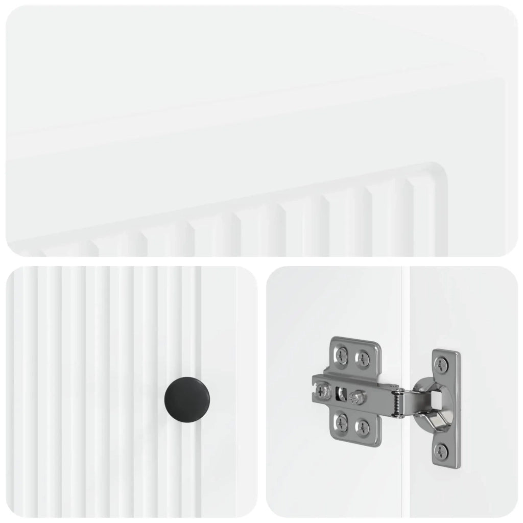 Mobiletto da Bagno EDE Bianco 30 x 31 x 80 cm 895945