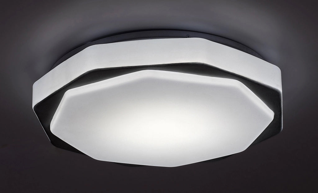 Plafoniera LED Rabalux Dettora 71046 37cm 18W grigia