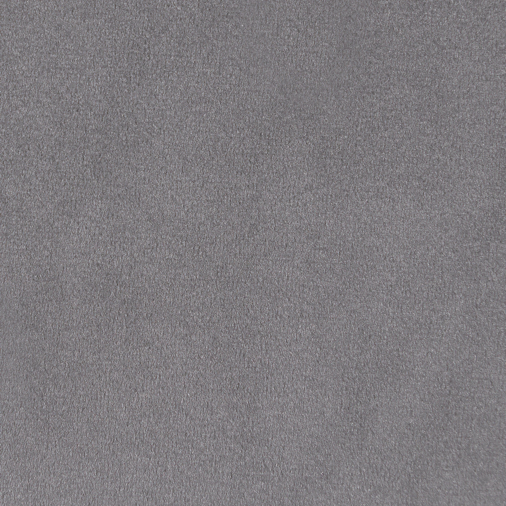 Divano Velluto Grigio 3 Posti Schienale Imbottito Gambe In Metallo Dorato Retrò Glam