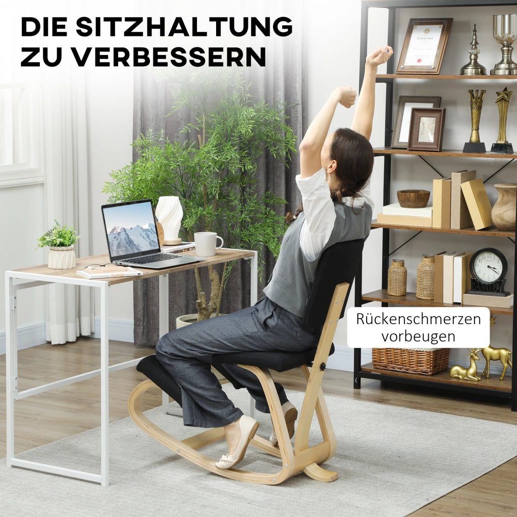 Sedia ergonomica in ginocchio ¨C zephmum ¨C nero