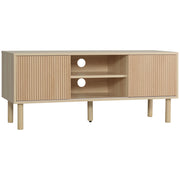Mobile TV con 2 ante scorrevoli e 2 ripiani ¨C zephmum ¨C 115x40x49 cm