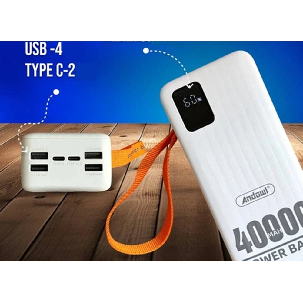 Trade Shop - Powerbank Q-td81 Caricabatterie Portatile Alta Capacità 40000mah 5v/2,1a Smartphone Tablet -