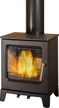 Stufa a Legna in Ghisa 4,3 kW 37,3x36,87x46,4 cm Olga Nera