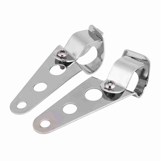 Supporto a Sbarre in Acciaio Inossidabile - Regolabile 22 mm/34 mm - Alta Qualità - Resistenze alle Sollecitazioni - Resistente all'Ossidazione - Duraturo - Braccio di Supporto per Lampada