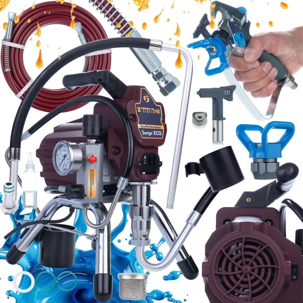 Agitatore di Vernice Zenthril Surge Eco – 1800W, 20Mpa, 2L/min | Tecnologia EasyPerformance