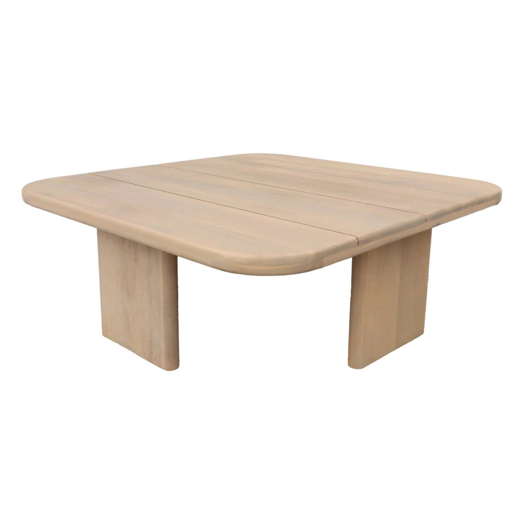 Tavolino da giardino quadrato in legno di acacia, 70cm, marrone
