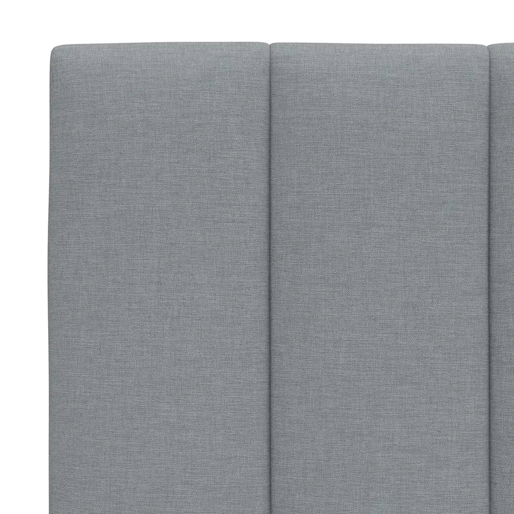 Cuscino Testiera Hanko Grigio Chiaro 100 cm in Tessuto CFW2297673