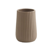 Portaspazzolini Gedy in ceramica tortora | Marika