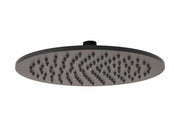 Soffione tondo nero opaco da 30cm