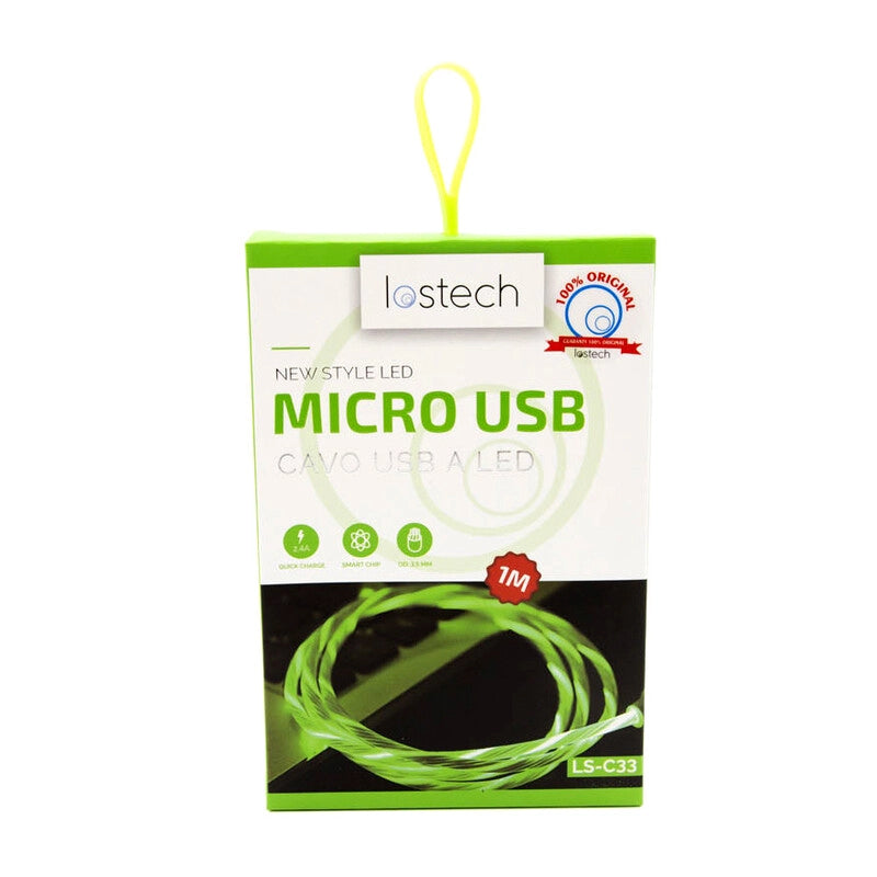 *cavo LED Micro USB Carica Rapida 100 cm