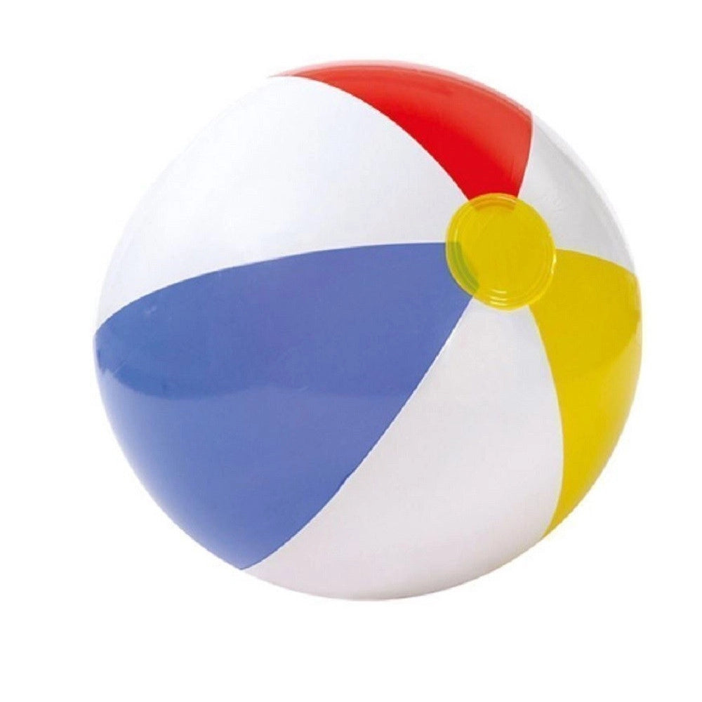Trade Shop - Pallone Gonfiabile A Spicchi Colorati Spiaggia Mare Piscina Bambini 51 Cm 31021 -
