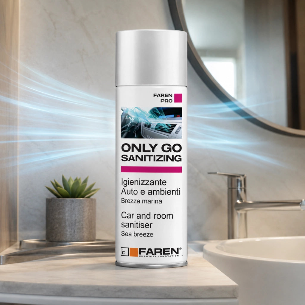 Faren only go sanitizing spray igienizzante per auto e ambienti 200 ml 12 pezzi