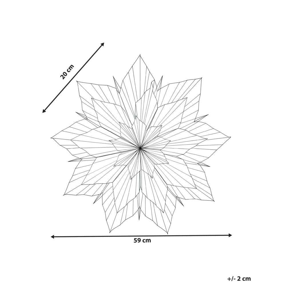 Decorazione da appendere Stella Verde Carta Ombra Stella a forma di Natale Tema Decorazione