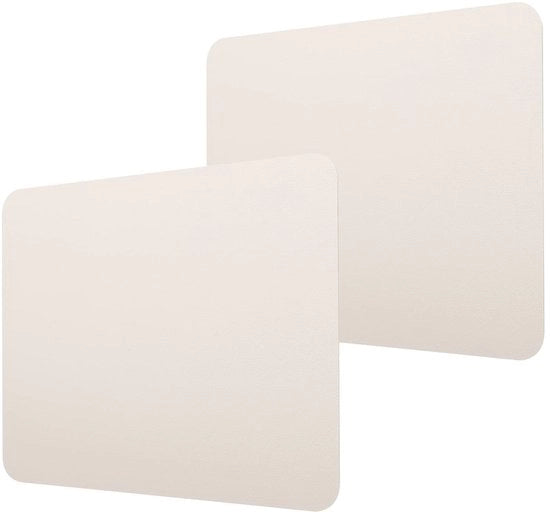 Muismat Acquapliggio 2 mm Ultradurissima Muismat Acquapliggio Resistente alle Macchie - Beige Argento - Materiale PVC - Ufficio Casa Lavoro .