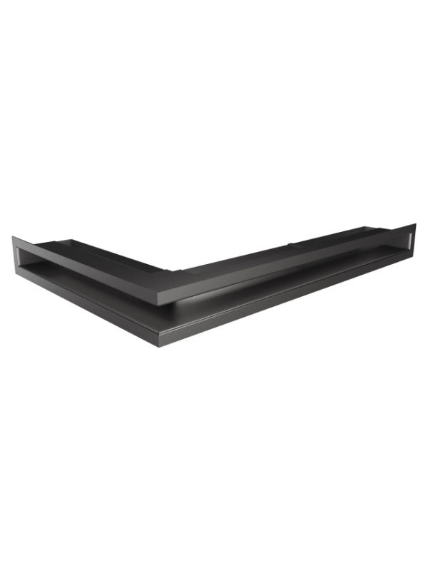 Griglia di ventilazione Angolare per camino 60x600x400 - Loft Angle destra grafite