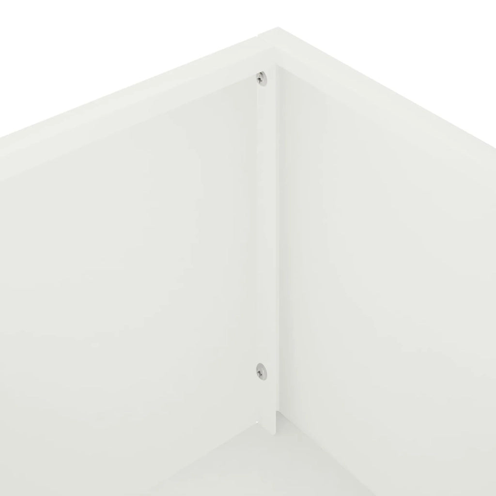 Vaso da giardino 2 pz Bianco 100 x 30 x 49 cm 8005865