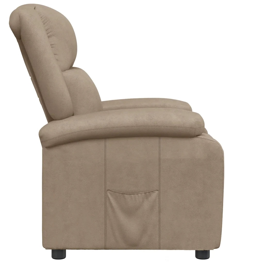 Poltrona Reclinabile Cappuccino in Similpelle 340175