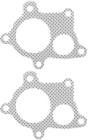 Sistema di scarico turbo - 2 pezzi - Alluminio - Adatto per T3/T4/T04E - Alta qualità - Dimensioni standard