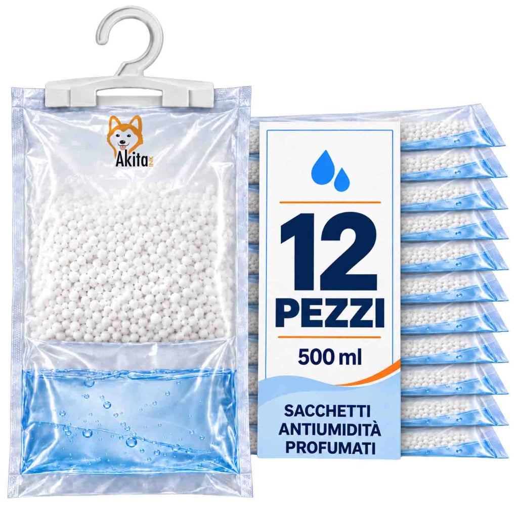 Akitaink 12 Assorbiumidita Armadio con Gancio