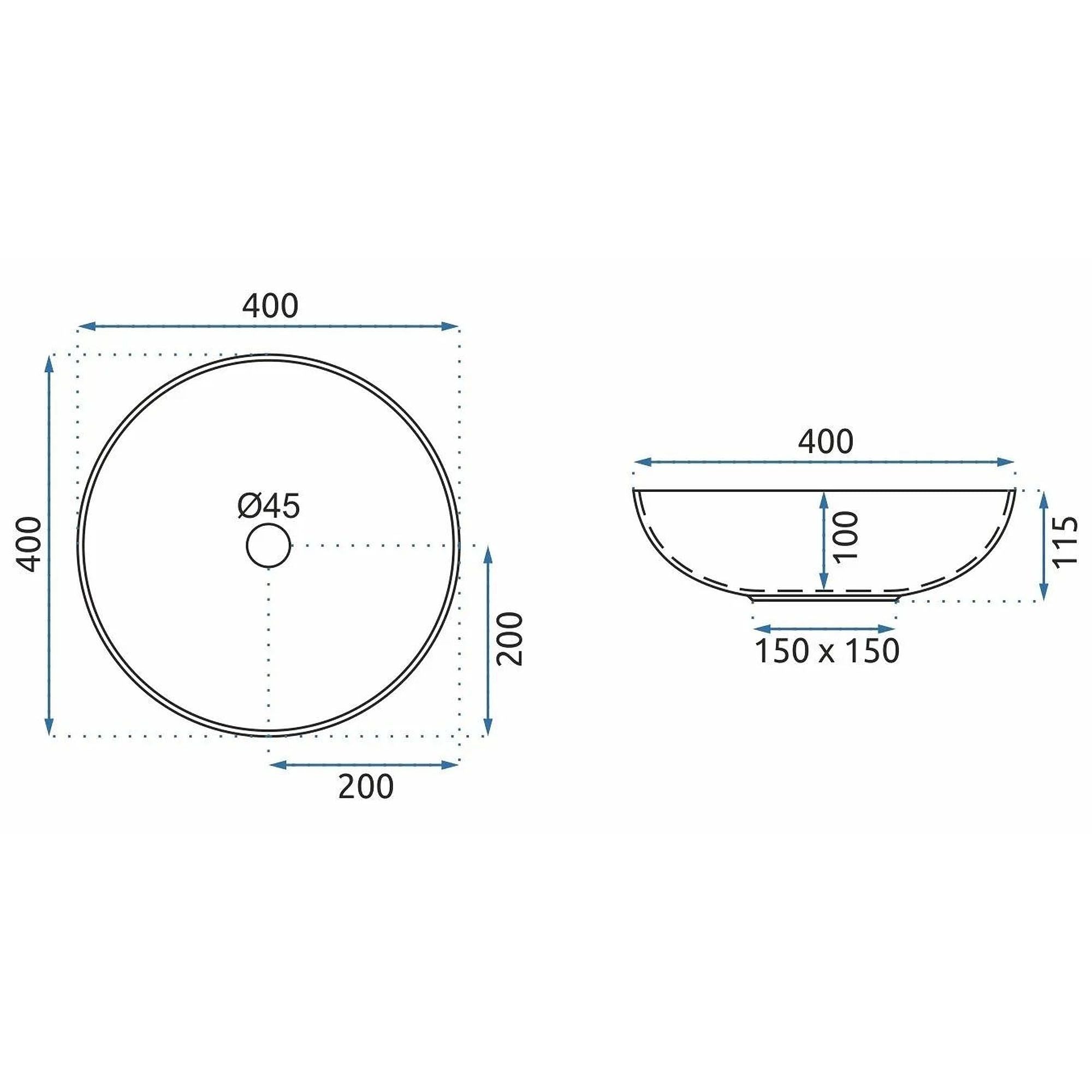 Lavabo Da Appoggio Rea Peru