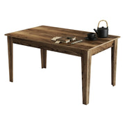 Viverone, Tavolo Fisso 6 Posti, 145x88x75h cm Marrone Noce