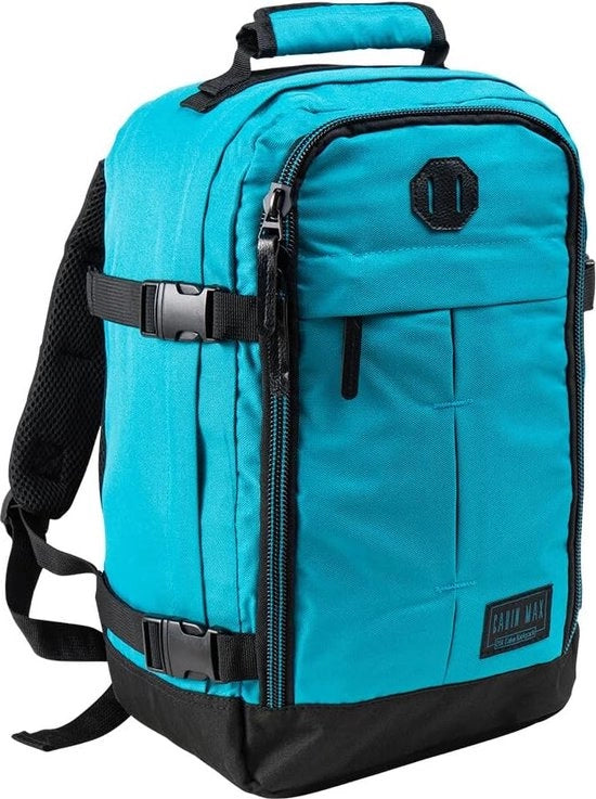 Valigetta da viaggio, 40 x 20 x 25 cm, borsa perfetta per viaggio aereo, borsa da spalla e borsa (stoffa RPET riciclata, 40 x 20 x 25 cm)