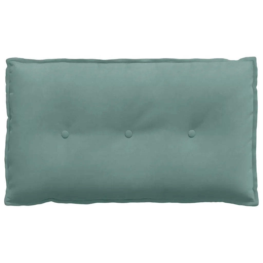 Cuscino per Schiena Verde Mare 80 x 50 cm Tessuto in Cords