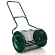 Spandicompost 68 x 41 x 123 cm grande capacità 75 L con maniglia ergonomica design in metallo verde 20_0021090