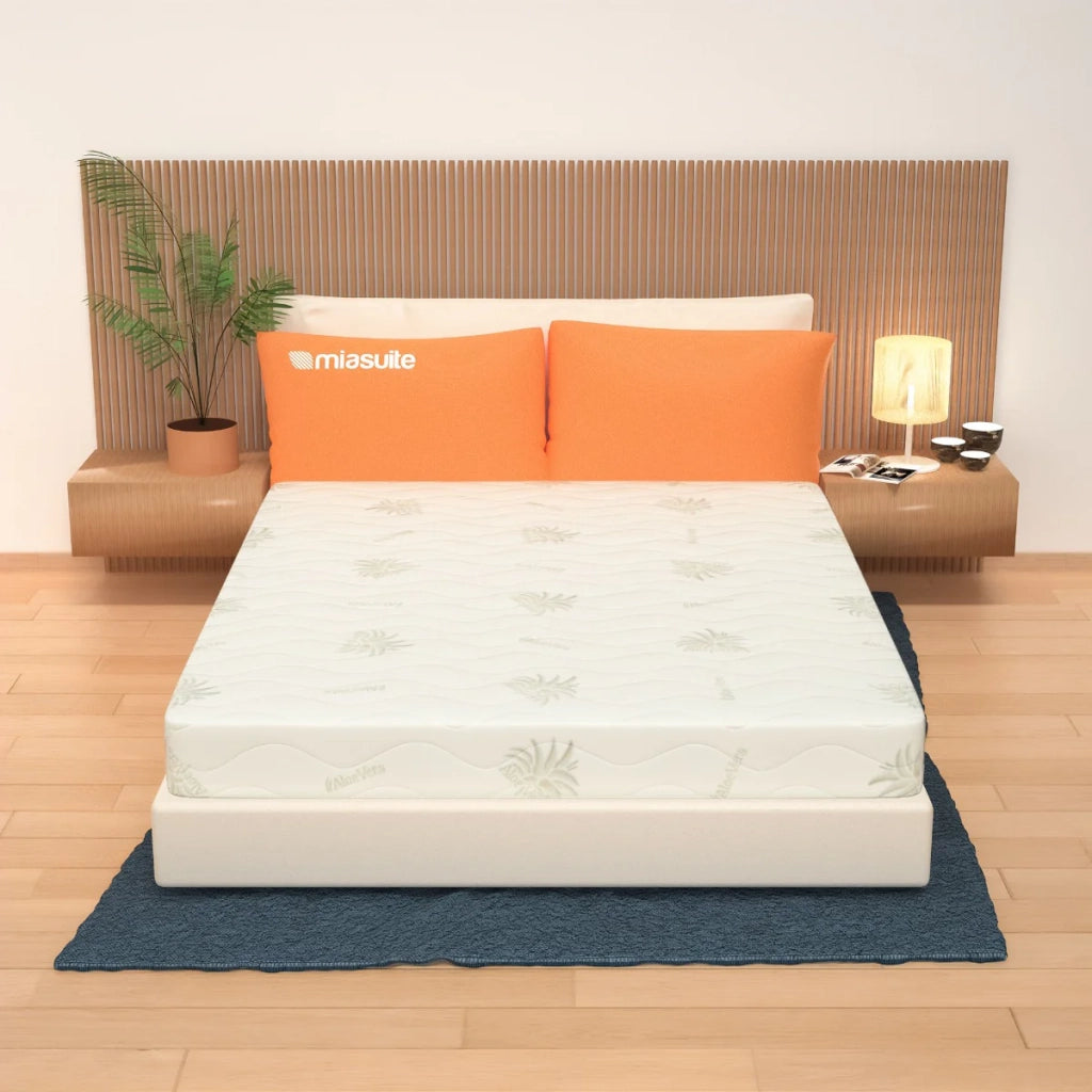 Materasso 160x190, alto 17 cm - Matrimoniale, Memory, Sfoderabile, in Aloe Vera | Baldo