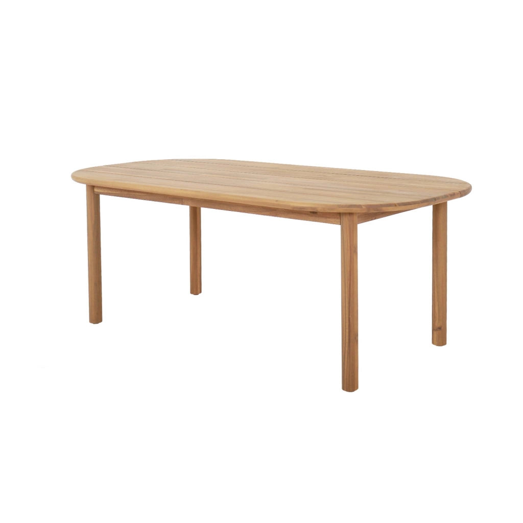 Tavolo da giardino in legno di acacia, marrone naturale