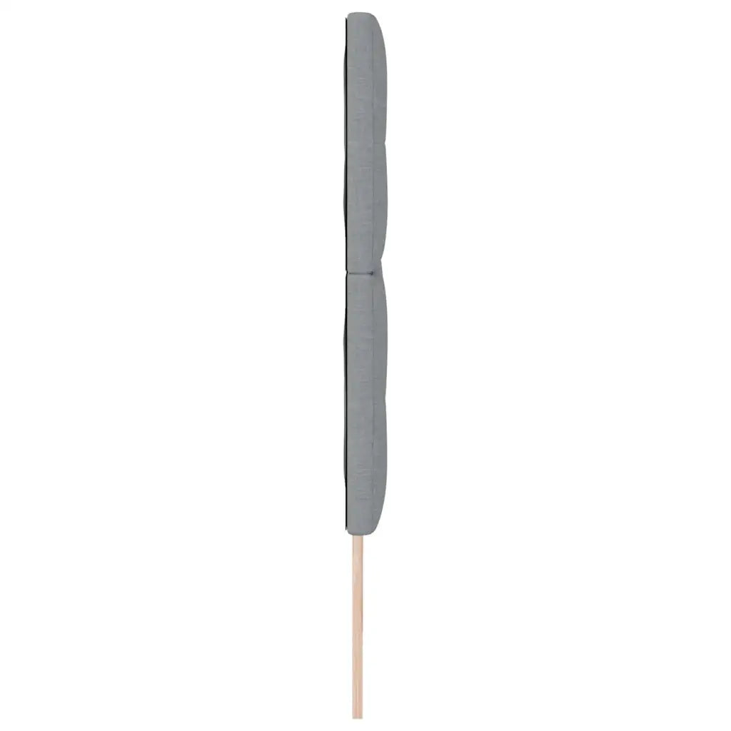 Testiera LED con strisce LED Grigio chiaro 180 cm Tessuto 3338449