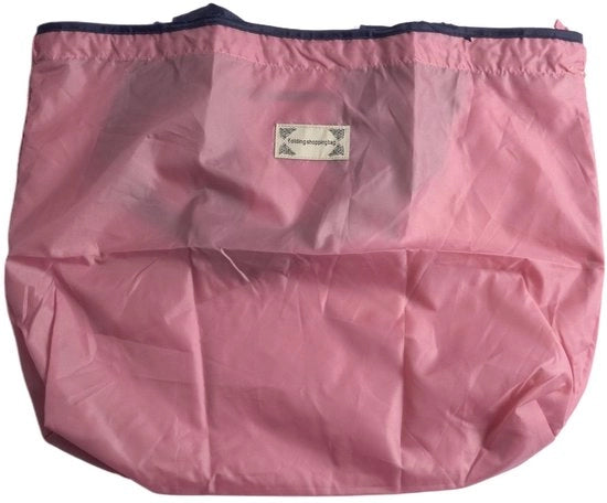 Borsa per spesa opzionabile, pieghevole, leggera e molto resistente (10 kg), borsa per spesa pieghevole e compatibile con manico da trasporto per supermercato, viaggi e archiviazione, 52 x 38,5 cm