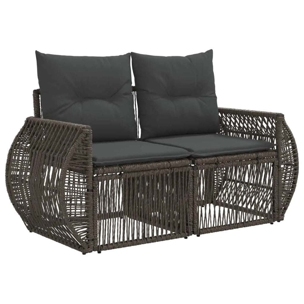 Set Divano da Giardino 13 pz Grigio e Grigio Scuro polyrattan 3436919