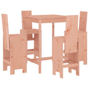 Set da Bar da Giardino 5 pz | Set Salotto da Giardino in Legno Massello di Douglas
