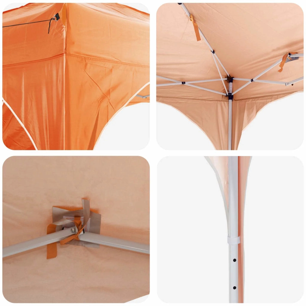 Tenda per feste a pop-up Arancione 575 x 288 x 245 cm 42019899