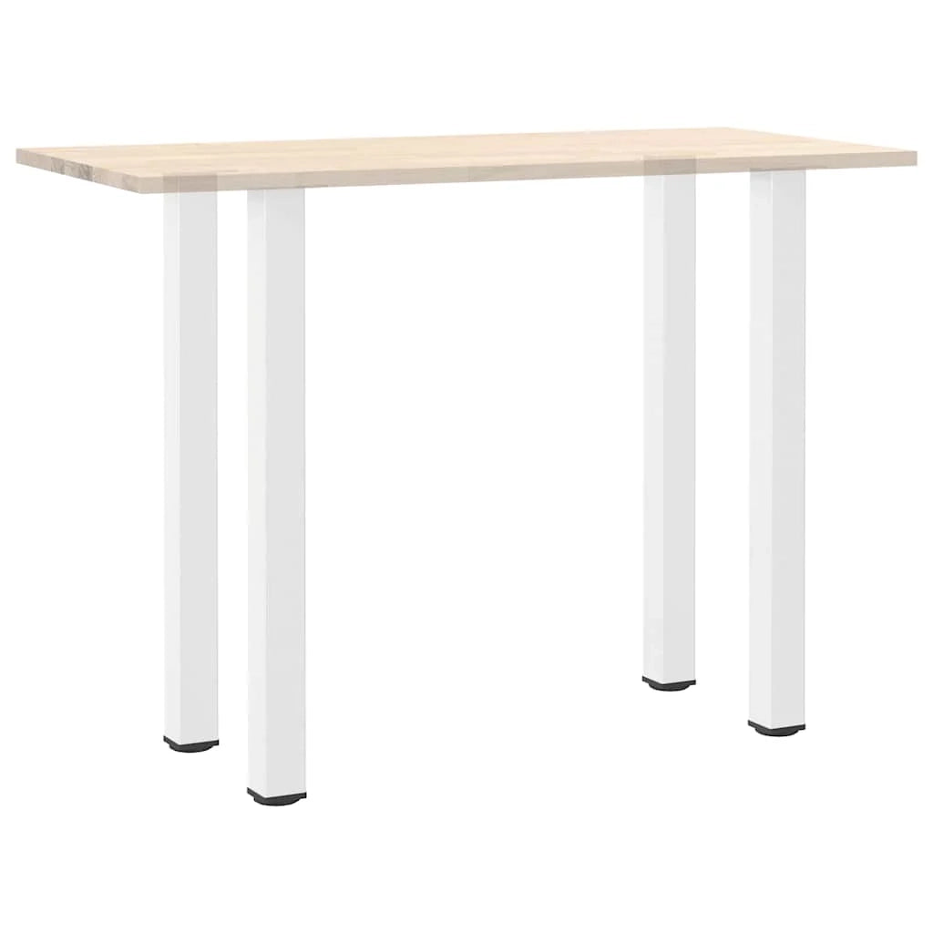 Set di 4 gambe regolabili per tavolo da bar 110-112 cm design moderno soggiorno/cucina acciaio bianco 02_0056778